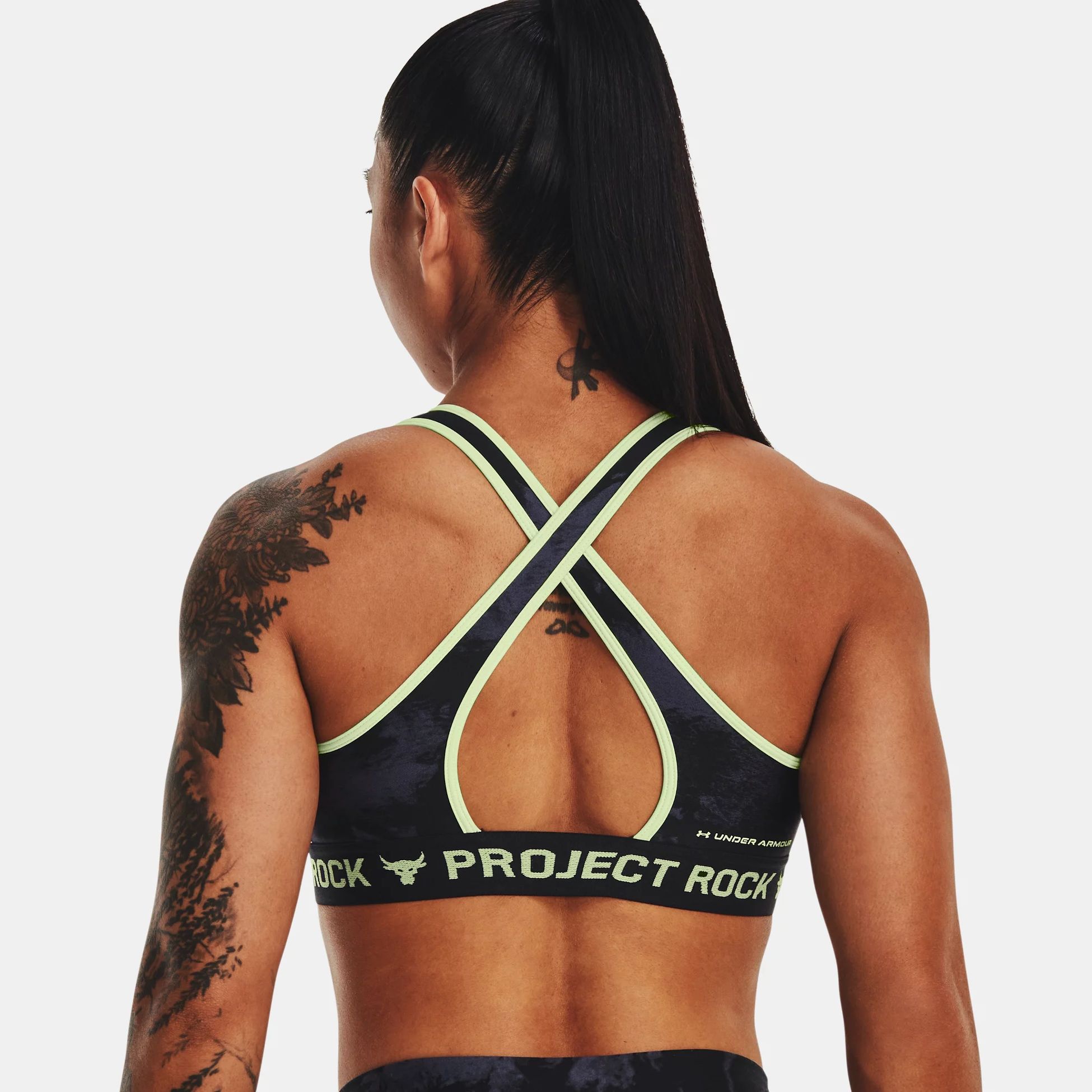 Bustiere -  under armour Project Rock Crossback Printed Sports Bra